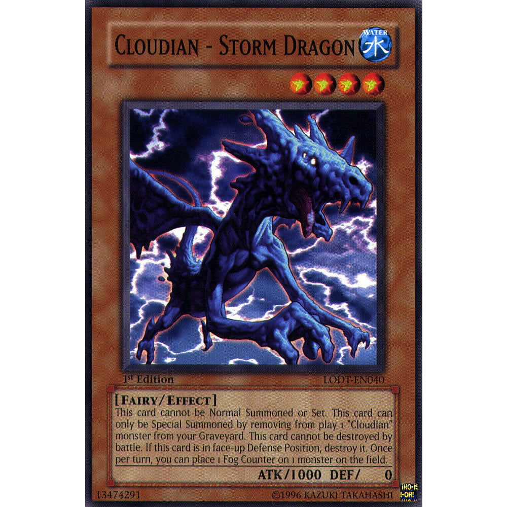 Cloudian - Storm Dragon LODT-EN040 Yu-Gi-Oh! Card from the Light of Destruction Set