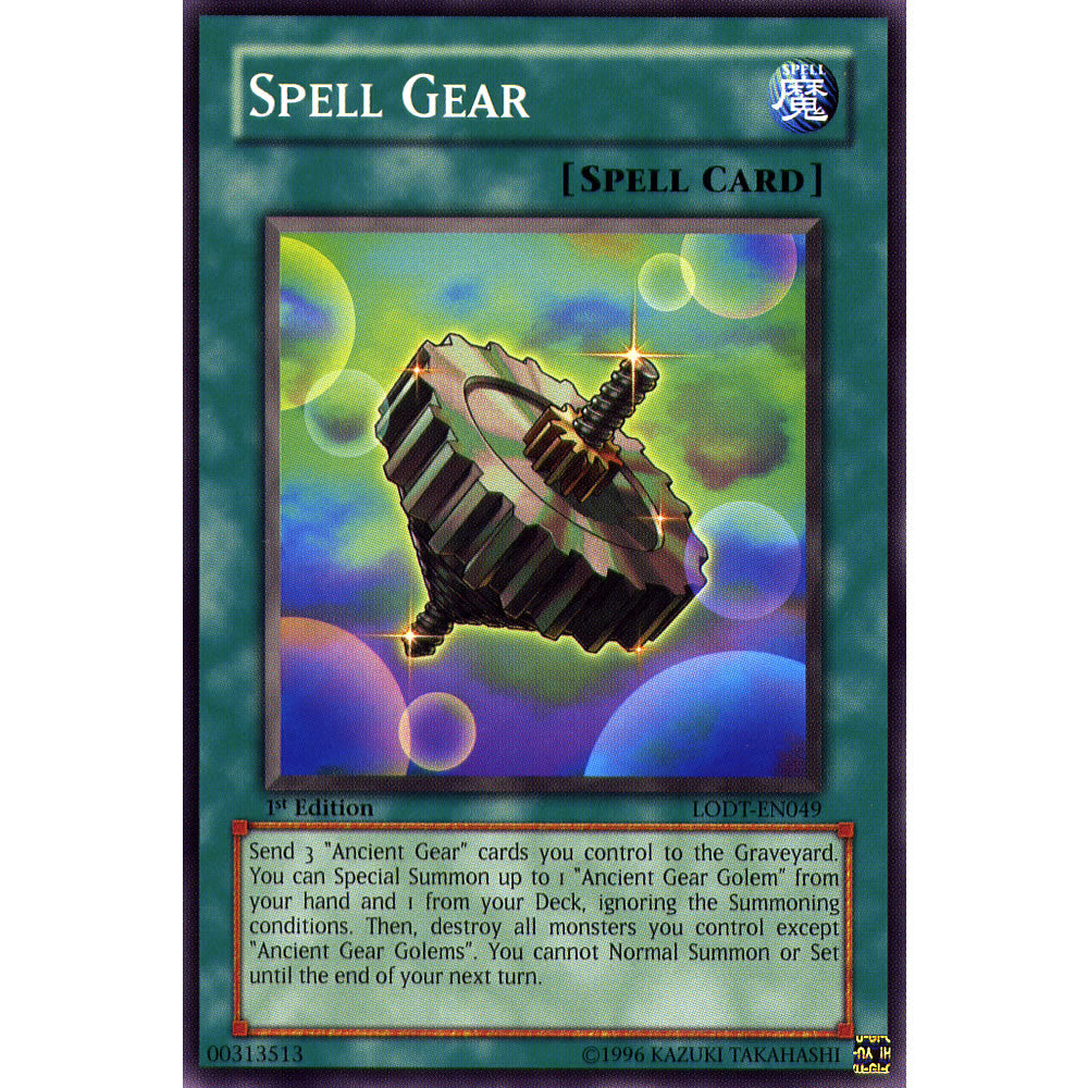 Spell Gear LODT-EN049 Yu-Gi-Oh! Card from the Light of Destruction Set