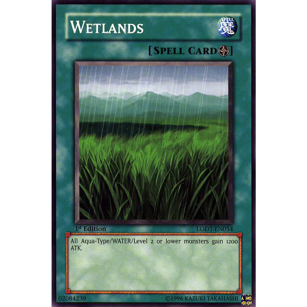 Wetlands LODT-EN054 Yu-Gi-Oh! Card from the Light of Destruction Set