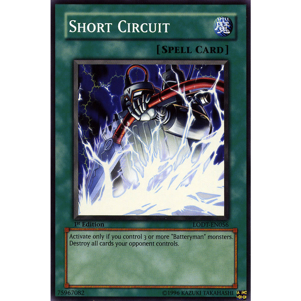 Short Circuit  LODT-EN056 Yu-Gi-Oh! Card from the Light of Destruction Set