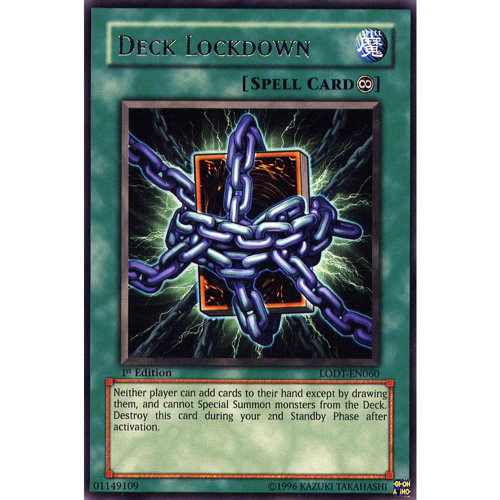 Deck Lockdown LODT-EN060 Yu-Gi-Oh! Card from the Light of Destruction Set