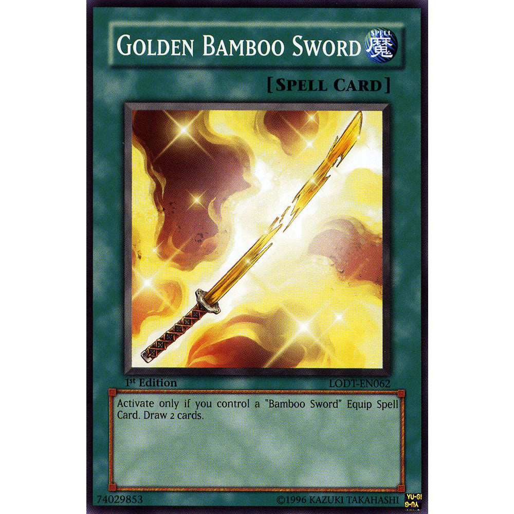 Golden Bamboo Sword LODT-EN062 Yu-Gi-Oh! Card from the Light of Destruction Set