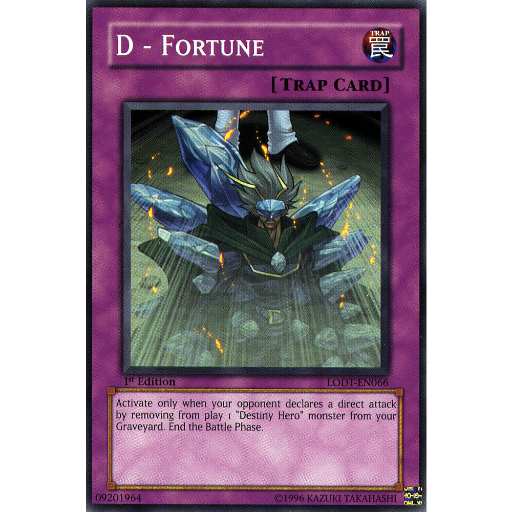 D - Fortune LODT-EN066 Yu-Gi-Oh! Card from the Light of Destruction Set