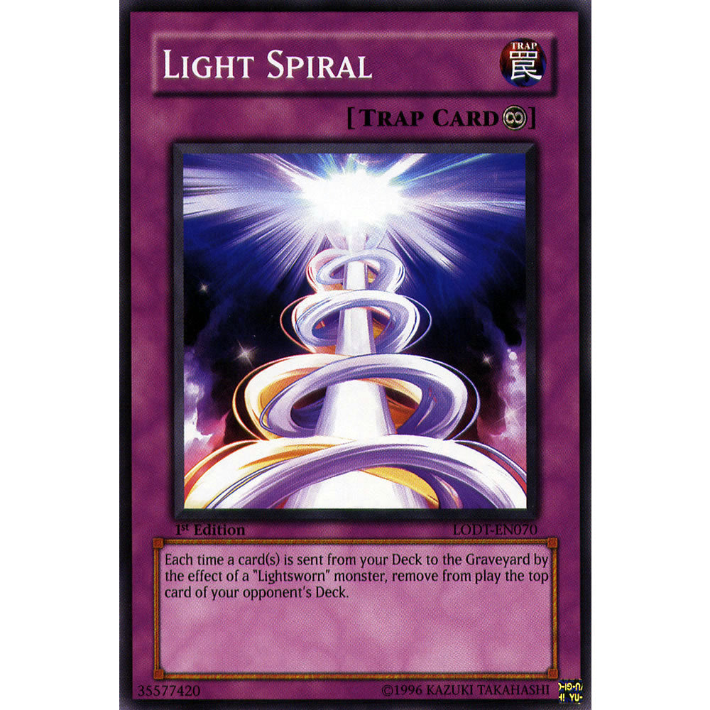 Light Spiral LODT-EN070 Yu-Gi-Oh! Card from the Light of Destruction Set