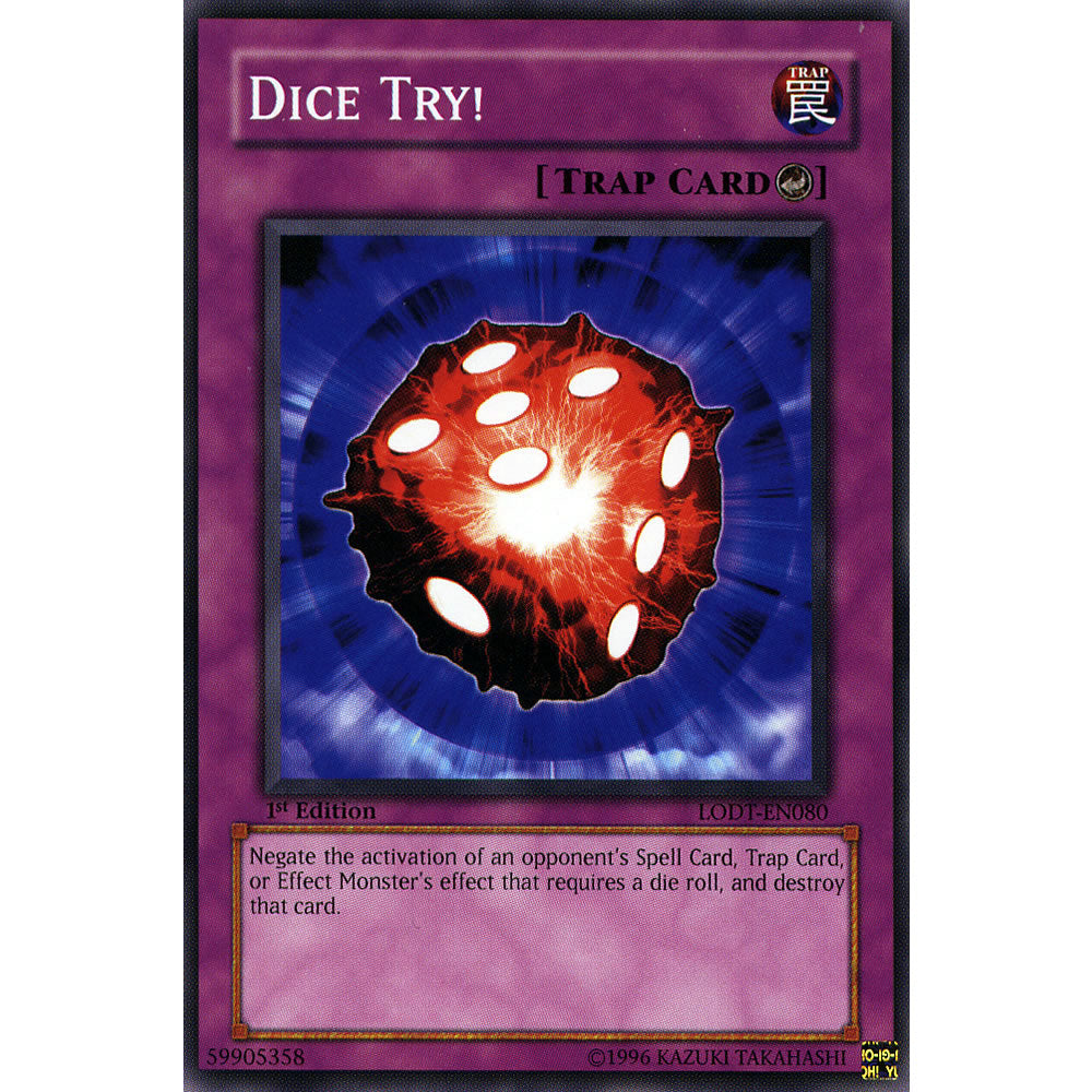 Dice Try! LODT-EN080 Yu-Gi-Oh! Card from the Light of Destruction Set