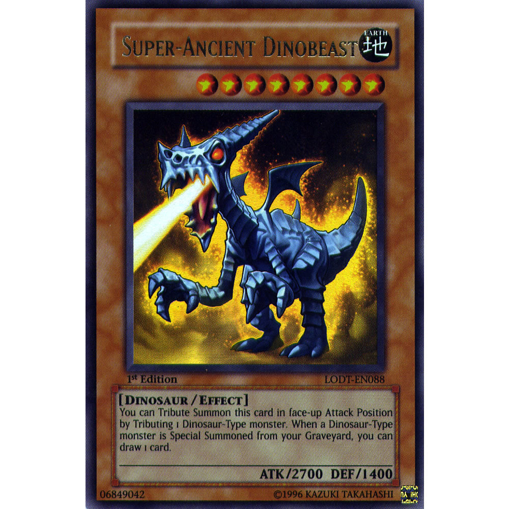 Super-Ancient Dinobeast LODT-EN088 Yu-Gi-Oh! Card from the Light of Destruction Set