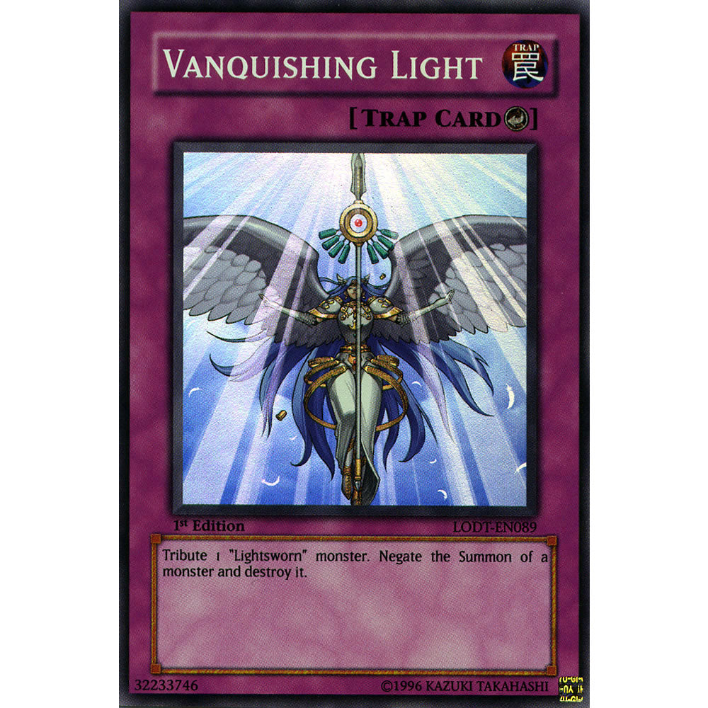 Vanquishing Light LODT-EN089 Yu-Gi-Oh! Card from the Light of Destruction Set