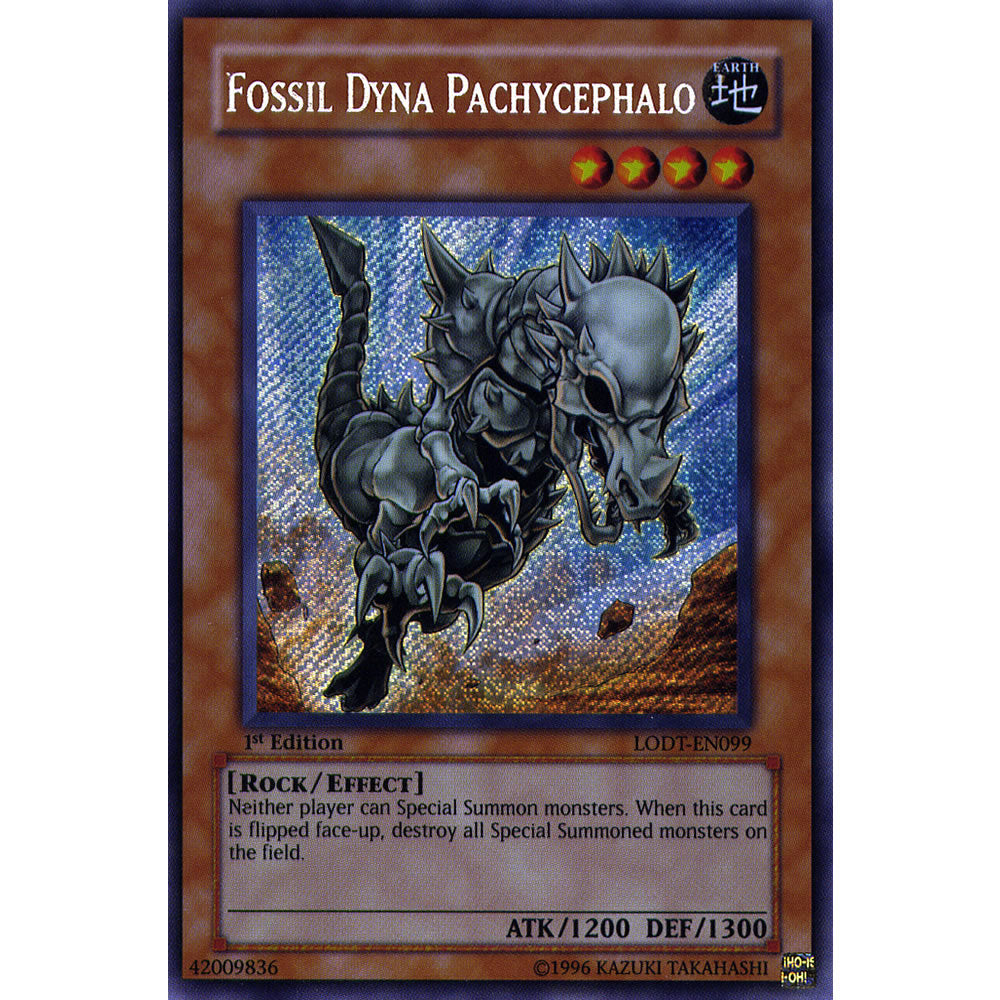 Fossil Dyna Pachycephalo LODT-EN099 Yu-Gi-Oh! Card from the Light of Destruction Set