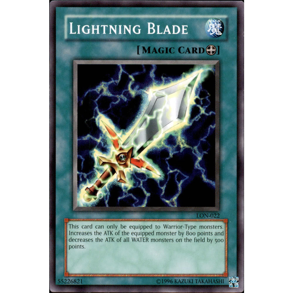 Lightning Blade LON-022 Yu-Gi-Oh! Card from the Labyrinth of Nightmare Set