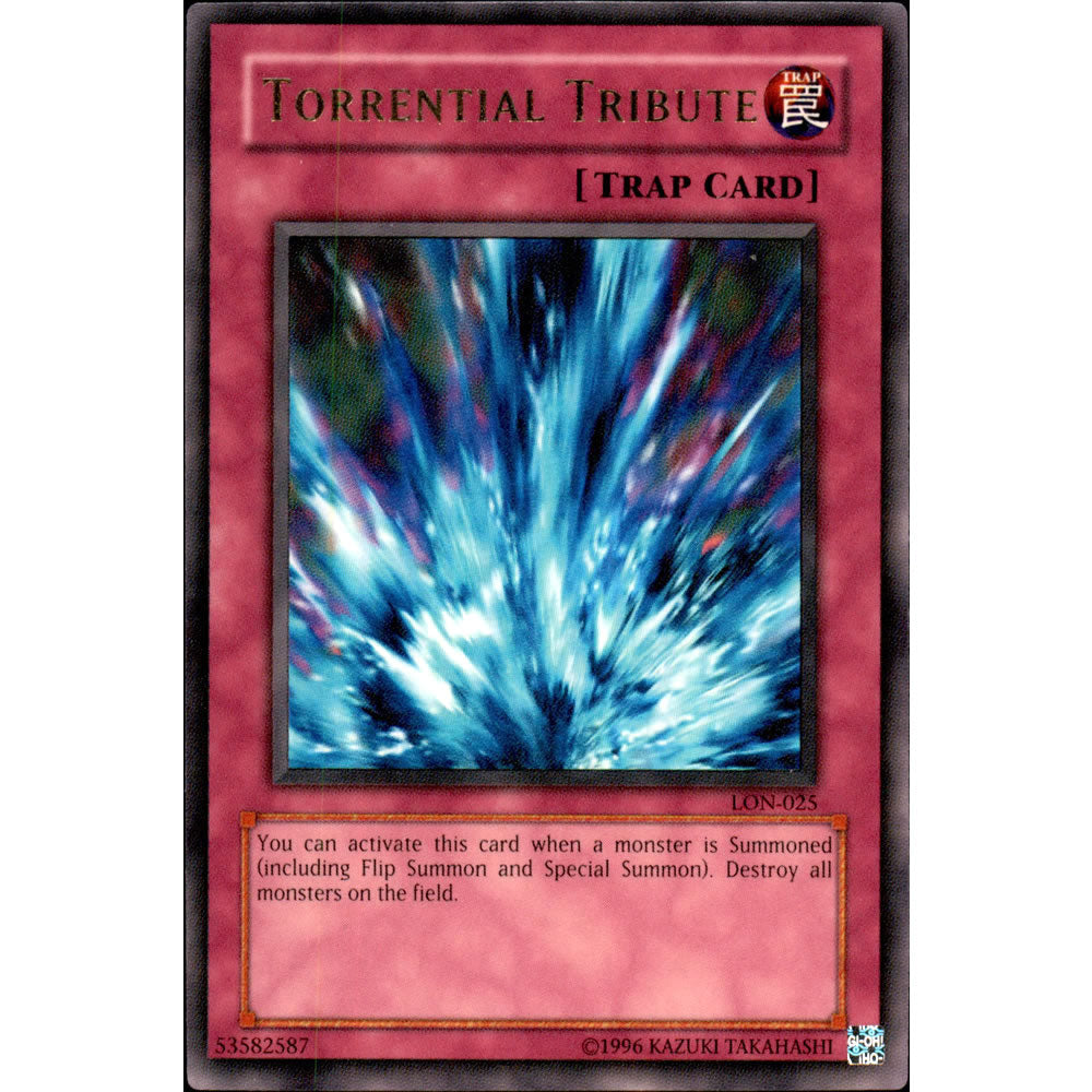 Torrential Tribute LON-025 Yu-Gi-Oh! Card from the Labyrinth of Nightmare Set