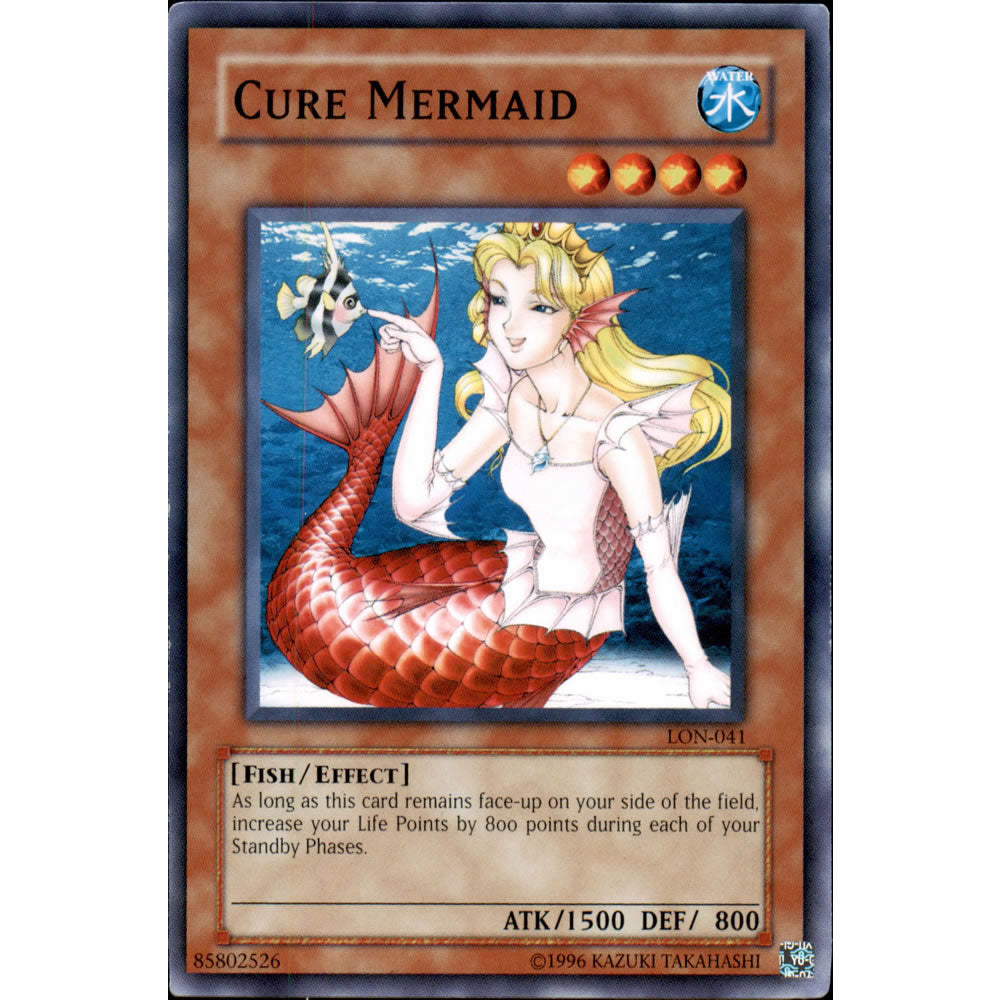 Cure Mermaid LON-041 Yu-Gi-Oh! Card from the Labyrinth of Nightmare Set