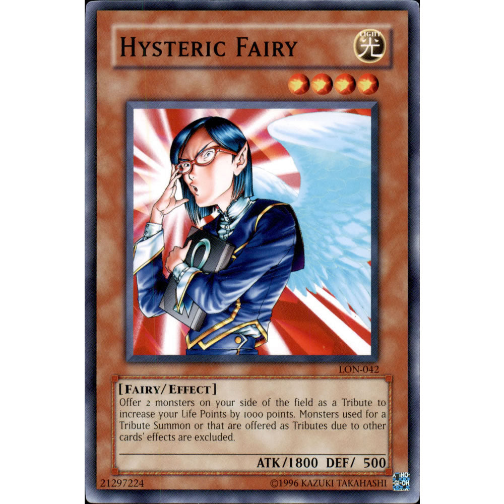Hysteric Fairy LON-042 Yu-Gi-Oh! Card from the Labyrinth of Nightmare Set