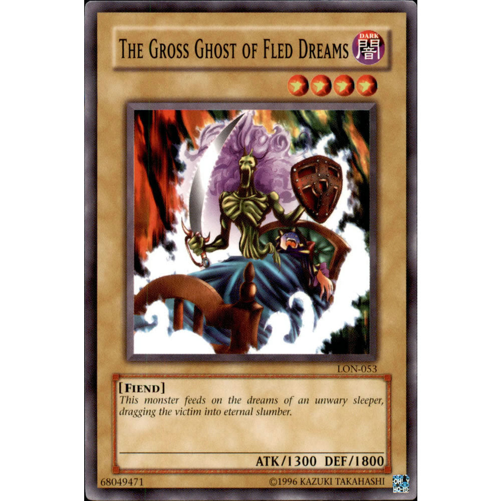 The Gross Ghost of Fled Dreams LON-053 Yu-Gi-Oh! Card from the Labyrinth of Nightmare Set
