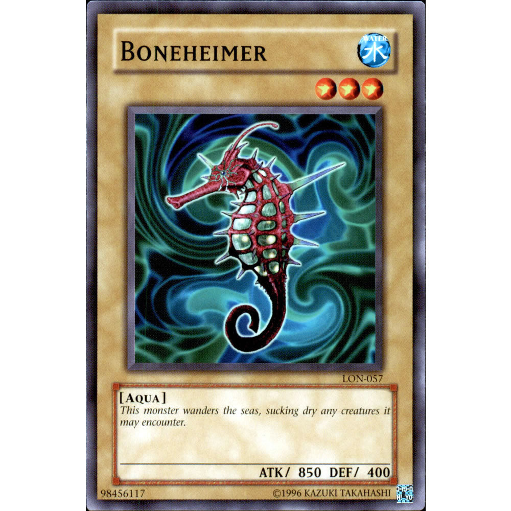 Boneheimer LON-057 Yu-Gi-Oh! Card from the Labyrinth of Nightmare Set