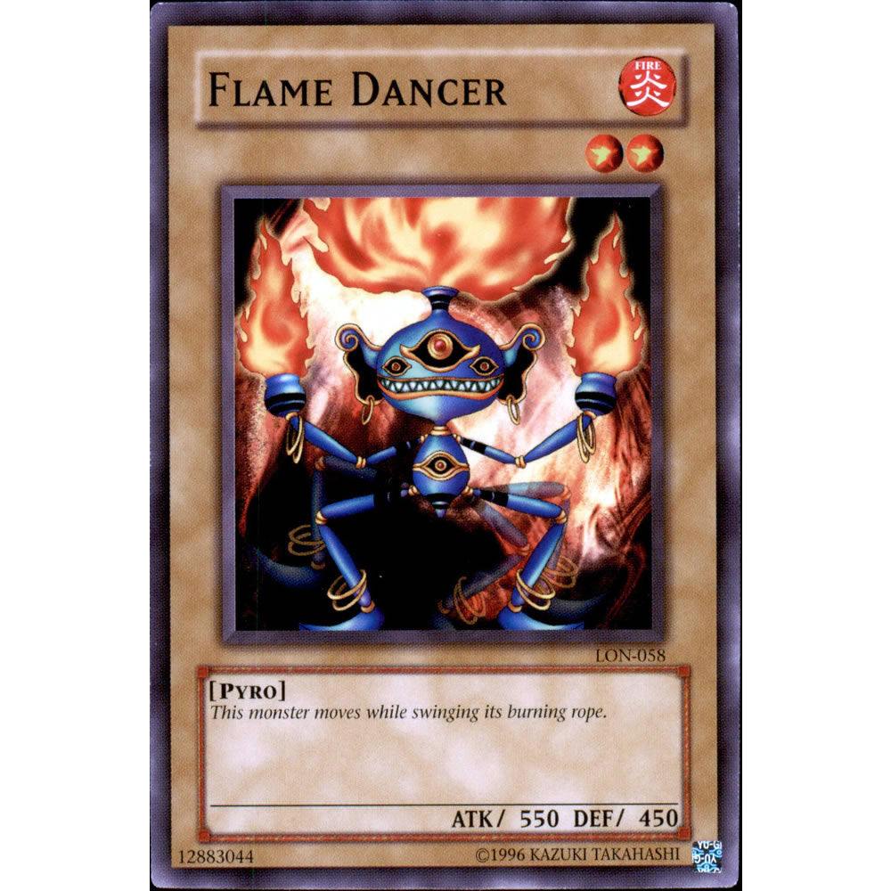 Flame Dancer LON-058 Yu-Gi-Oh! Card from the Labyrinth of Nightmare Set