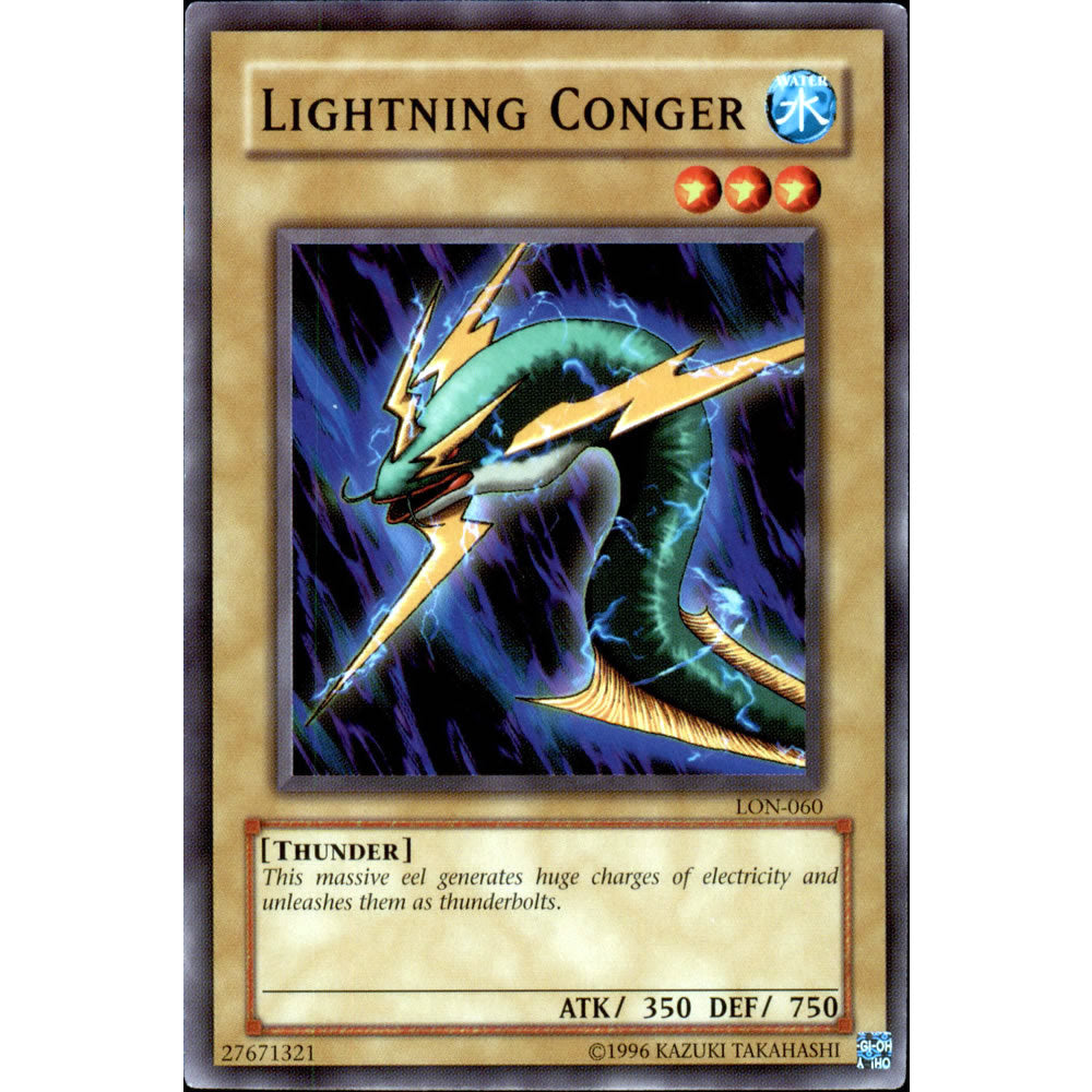 Lightning Conger LON-060 Yu-Gi-Oh! Card from the Labyrinth of Nightmare Set