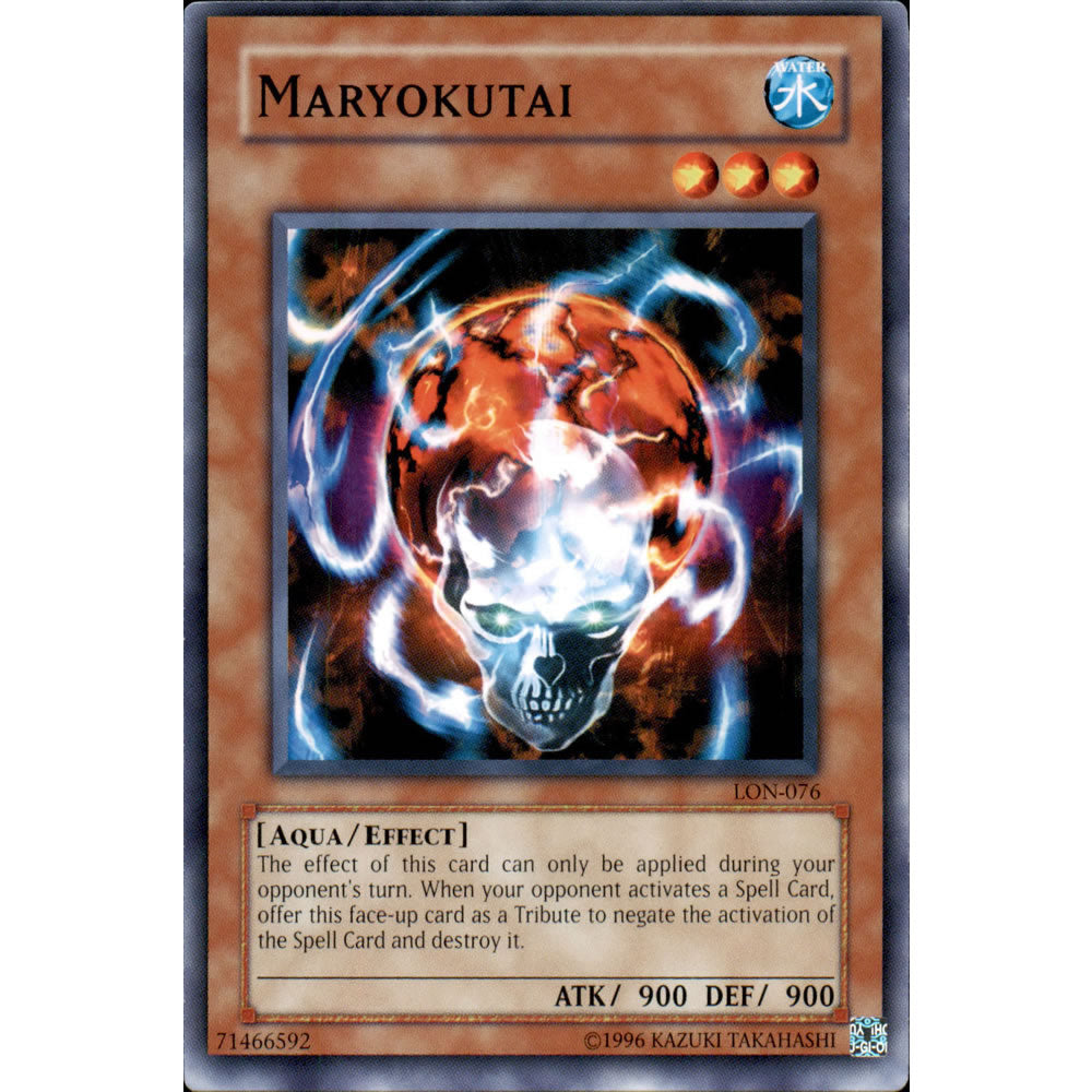 Maryokutai LON-076 Yu-Gi-Oh! Card from the Labyrinth of Nightmare Set