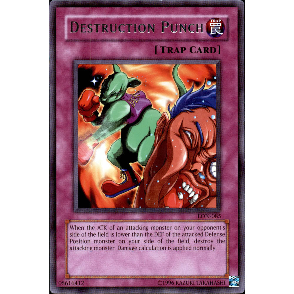 Destruction Punch LON-085 Yu-Gi-Oh! Card from the Labyrinth of Nightmare Set