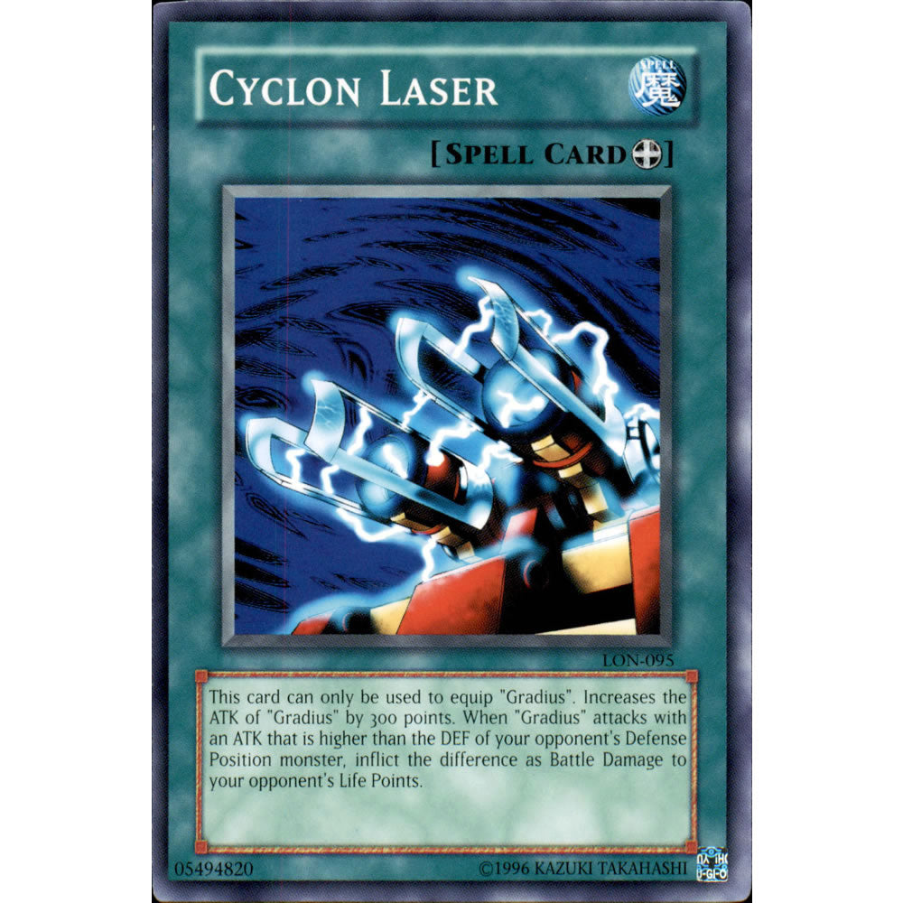 Cyclon Laser LON-095 Yu-Gi-Oh! Card from the Labyrinth of Nightmare Set
