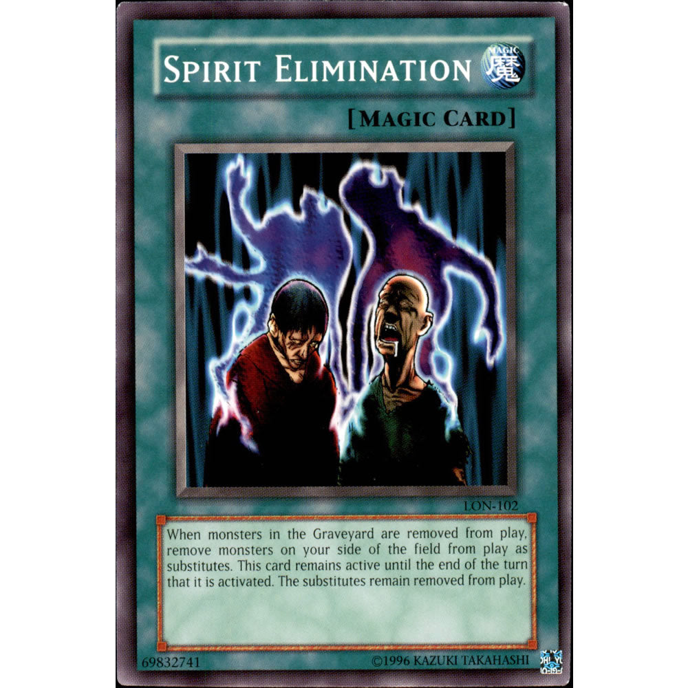 Spirit Elimination LON-102 Yu-Gi-Oh! Card from the Labyrinth of Nightmare Set