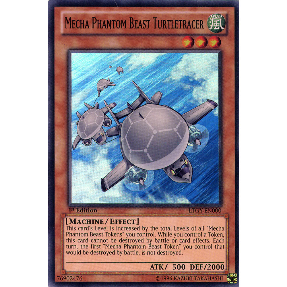 Mecha Phantom Beast Turtletracer LTGY-EN000 Yu-Gi-Oh! Card from the Lord of the Tachyon Galaxy Set