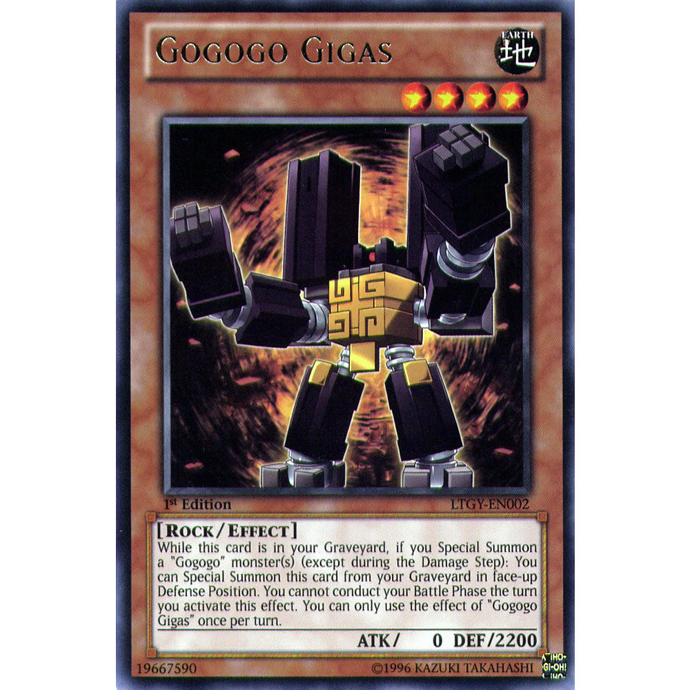 Gogogo Gigas LTGY-EN002 Yu-Gi-Oh! Card from the Lord of the Tachyon Galaxy Set