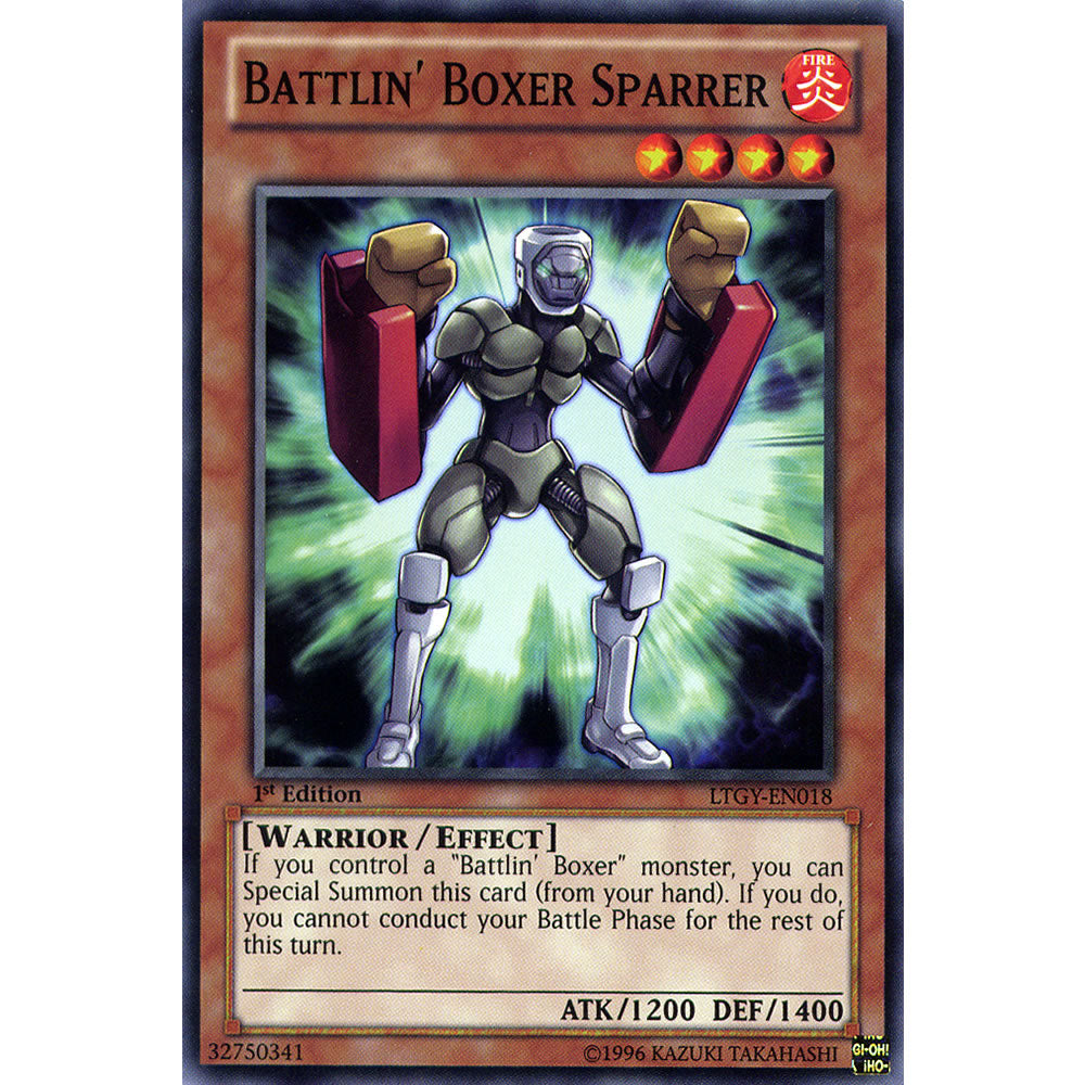 Battlin' Boxer Sparrer LTGY-EN018 Yu-Gi-Oh! Card from the Lord of the Tachyon Galaxy Set