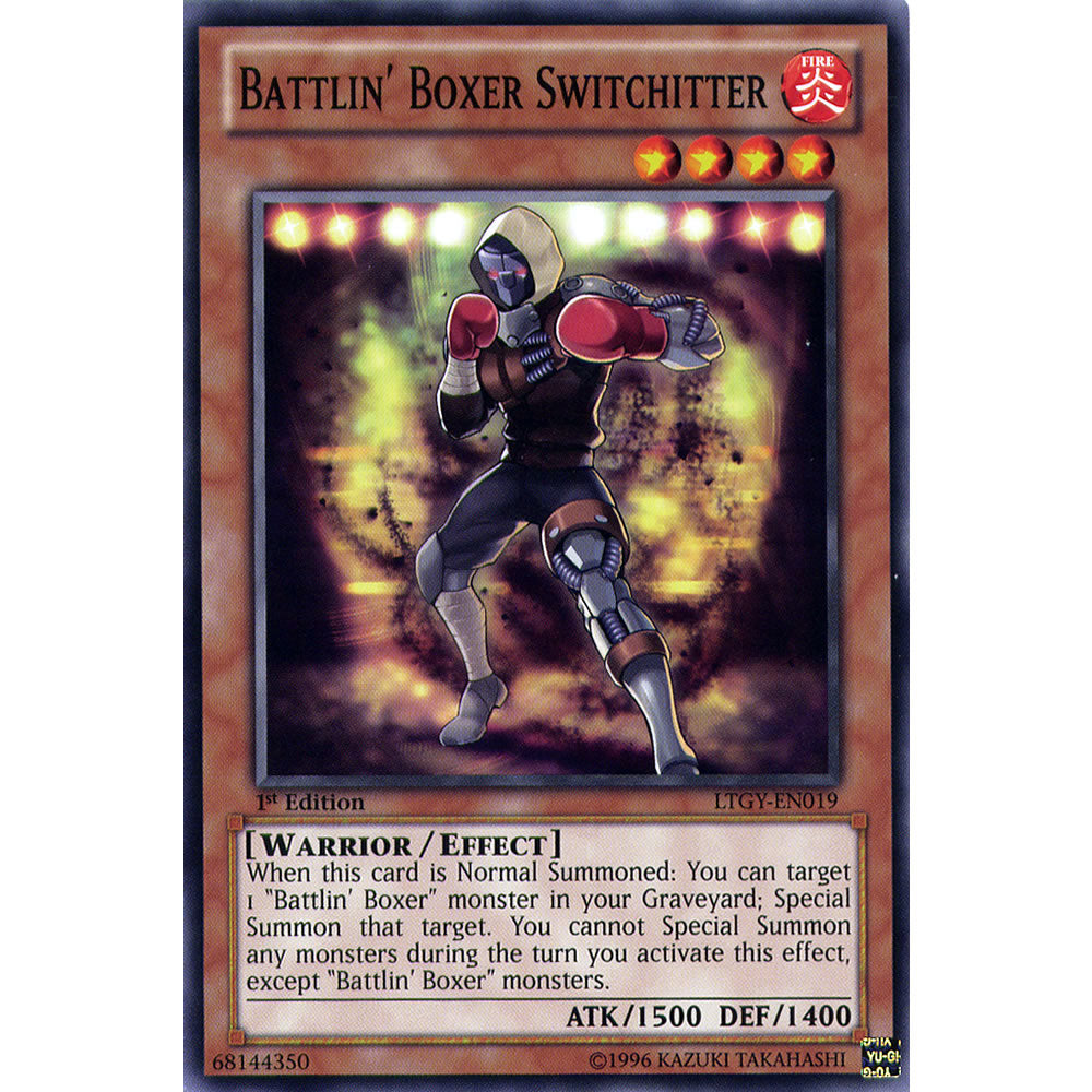 Battlin' Boxer Switchitter LTGY-EN019 Yu-Gi-Oh! Card from the Lord of the Tachyon Galaxy Set