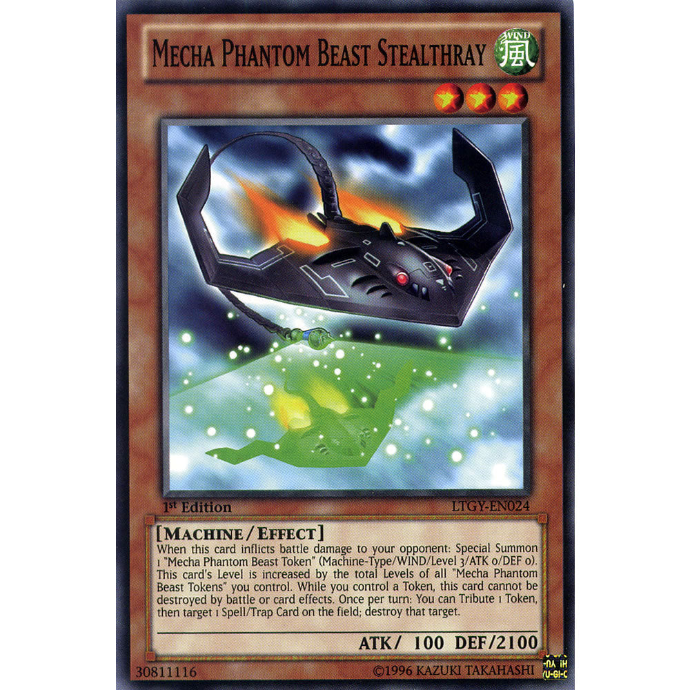 Mecha Phantom Beast Stealthray LTGY-EN024 Yu-Gi-Oh! Card from the Lord of the Tachyon Galaxy Set