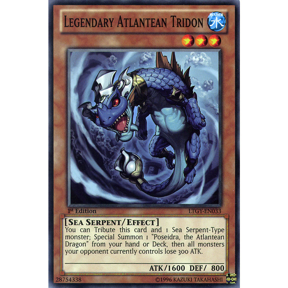 Legendary Atlantean Tridon LTGY-EN033 Yu-Gi-Oh! Card from the Lord of the Tachyon Galaxy Set