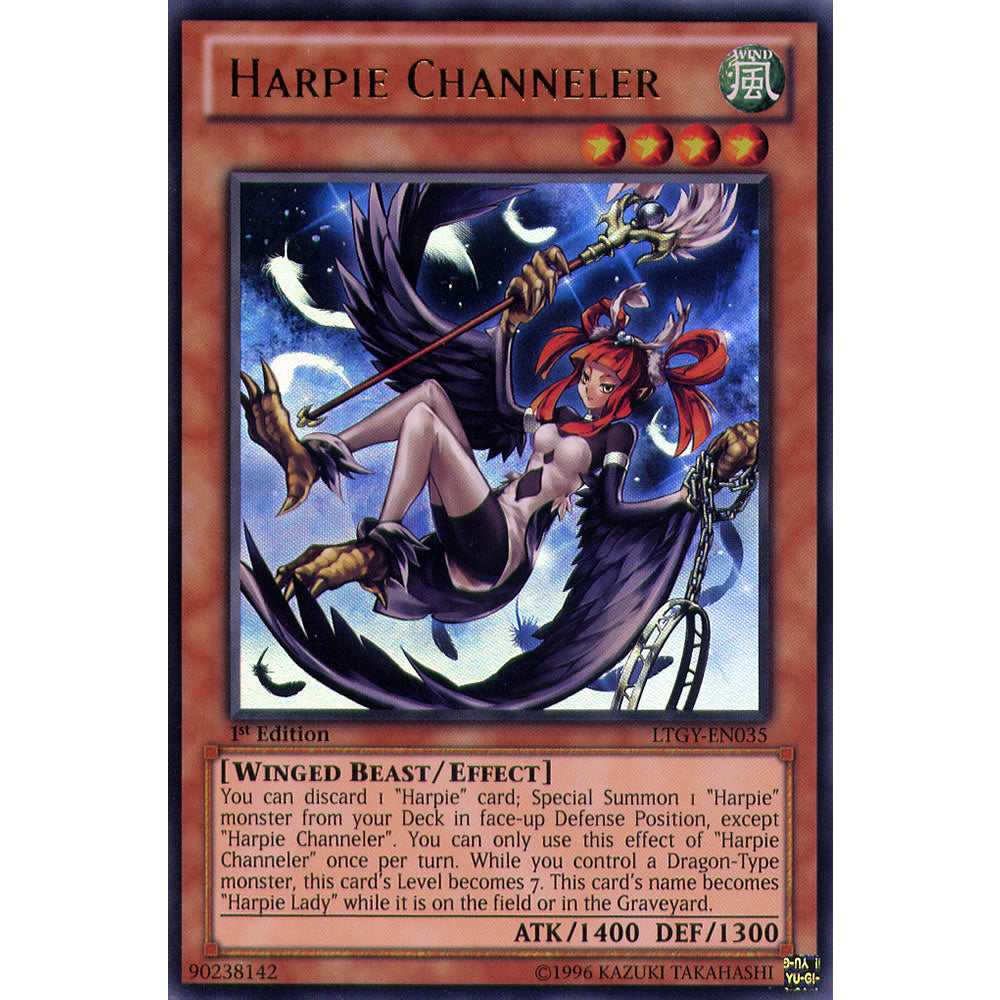 Harpie Channeler LTGY-EN035 Yu-Gi-Oh! Card from the Lord of the Tachyon Galaxy Set