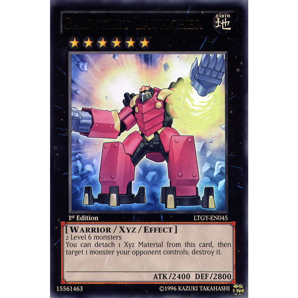 Gauntlet Launcher LTGY-EN045 Yu-Gi-Oh! Card from the Lord of the Tachyon Galaxy Set