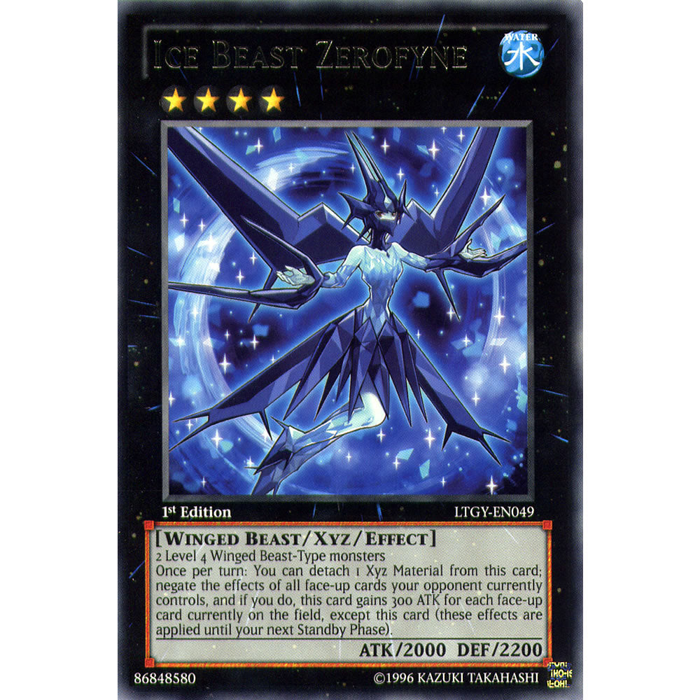 Ice Beast Zerofyne LTGY-EN049 Yu-Gi-Oh! Card from the Lord of the Tachyon Galaxy Set