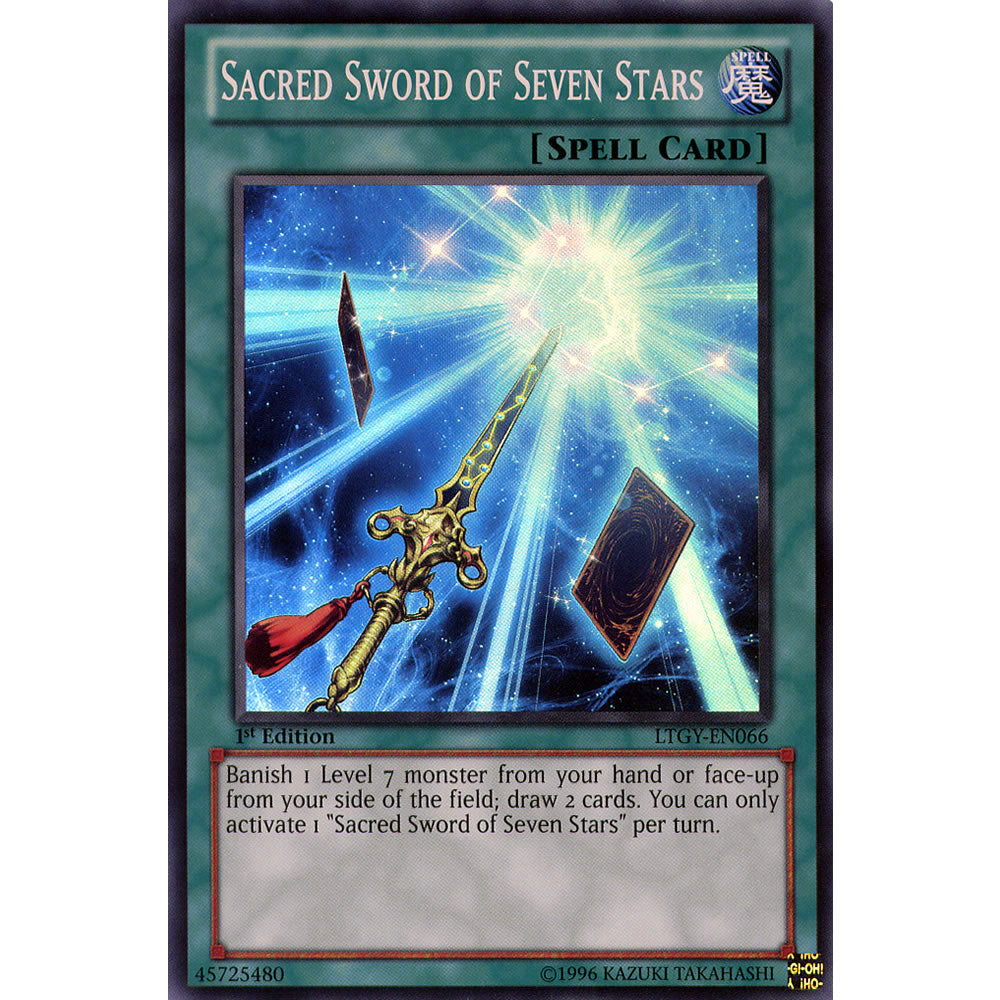 Sacred Sword of Seven Stars LTGY-EN066 Yu-Gi-Oh! Card from the Lord of the Tachyon Galaxy Set