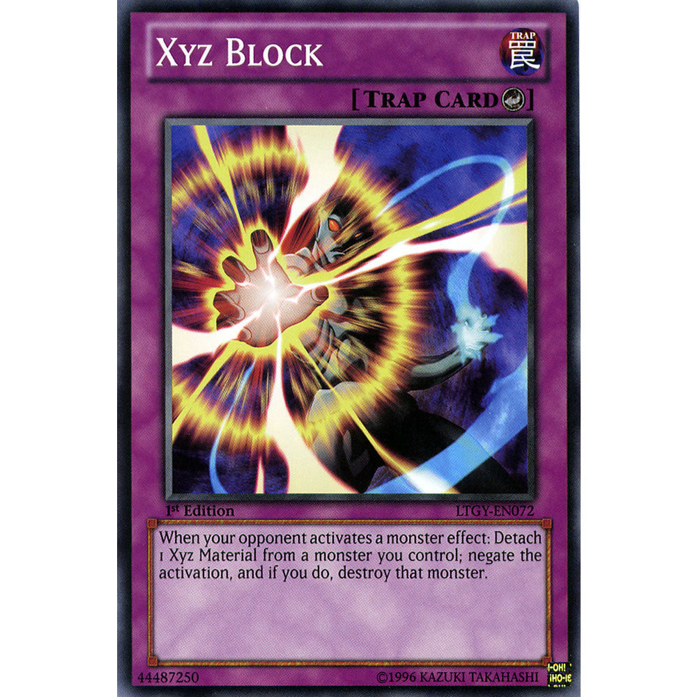 Xyz Block LTGY-EN072 Yu-Gi-Oh! Card from the Lord of the Tachyon Galaxy Set