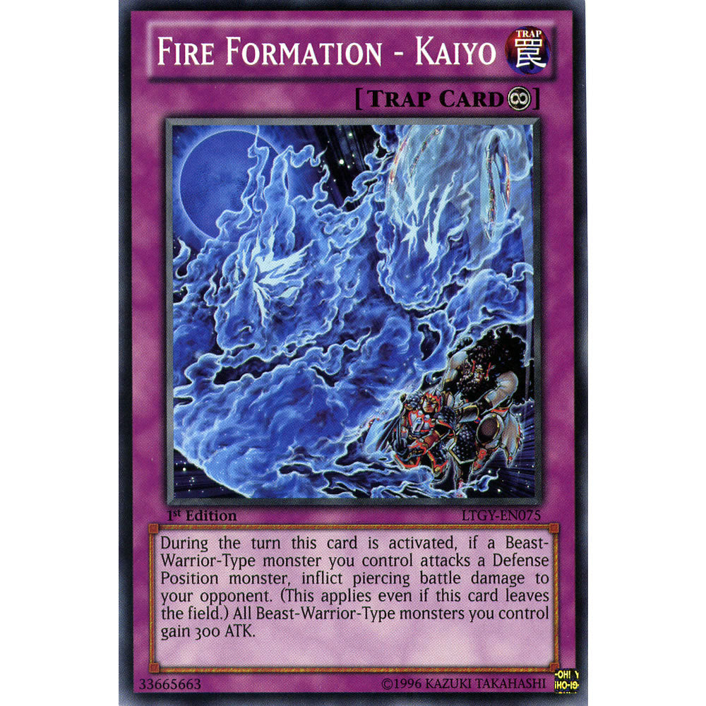 Fire Formation - Kaiyo LTGY-EN075 Yu-Gi-Oh! Card from the Lord of the Tachyon Galaxy Set