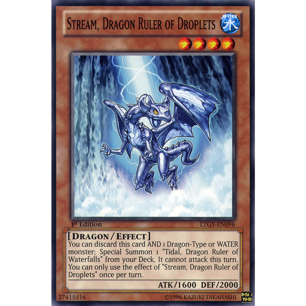 Stream, Dragon Ruler of Droplets LTGY-EN096 Yu-Gi-Oh! Card from the Lord of the Tachyon Galaxy Set