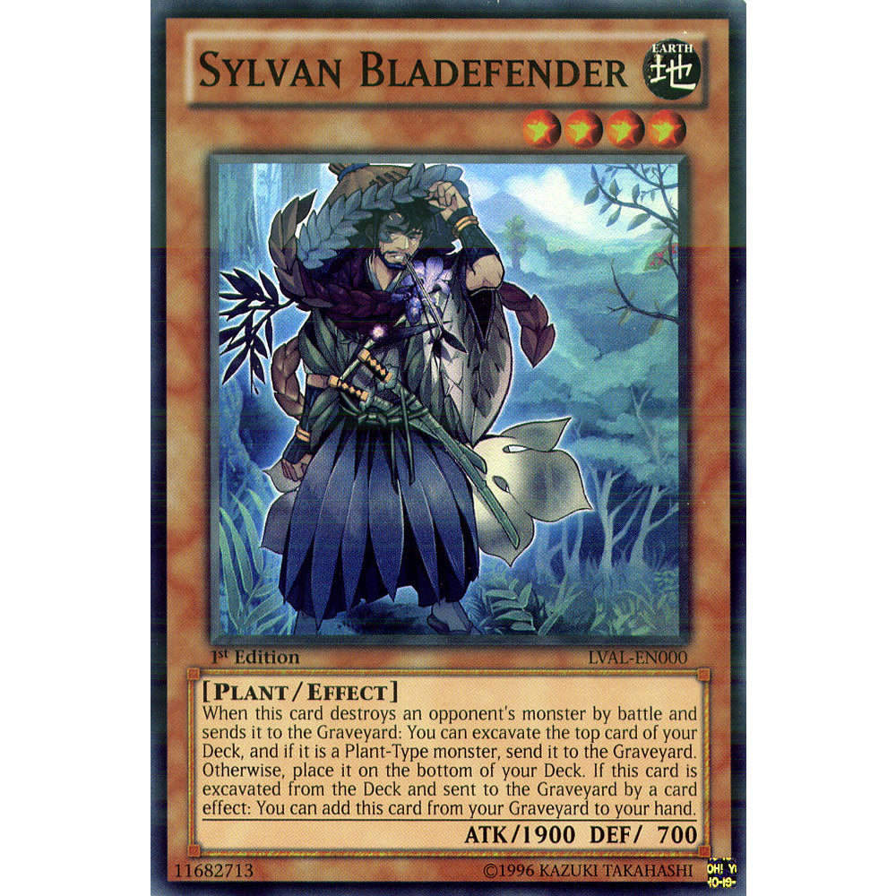 Sylvan Bladefender LVAL-EN000 Yu-Gi-Oh! Card from the Legacy of the Valiant Set