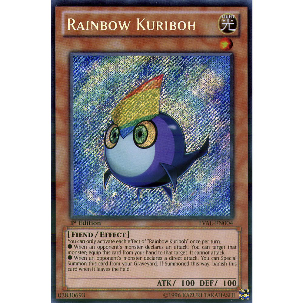 Rainbow Kuriboh LVAL-EN004 Yu-Gi-Oh! Card from the Legacy of the Valiant Set