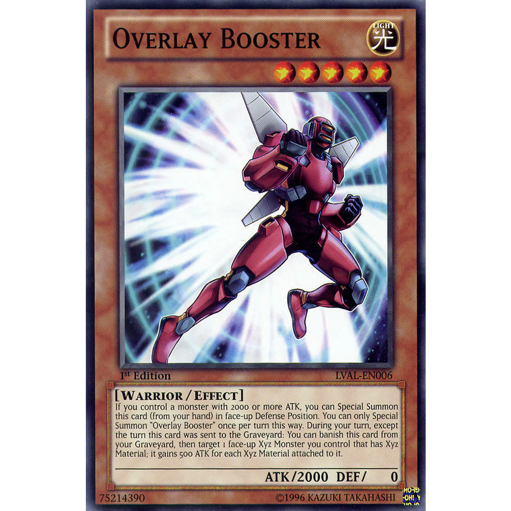 Overlay Booster LVAL-EN006 Yu-Gi-Oh! Card from the Legacy of the Valiant Set