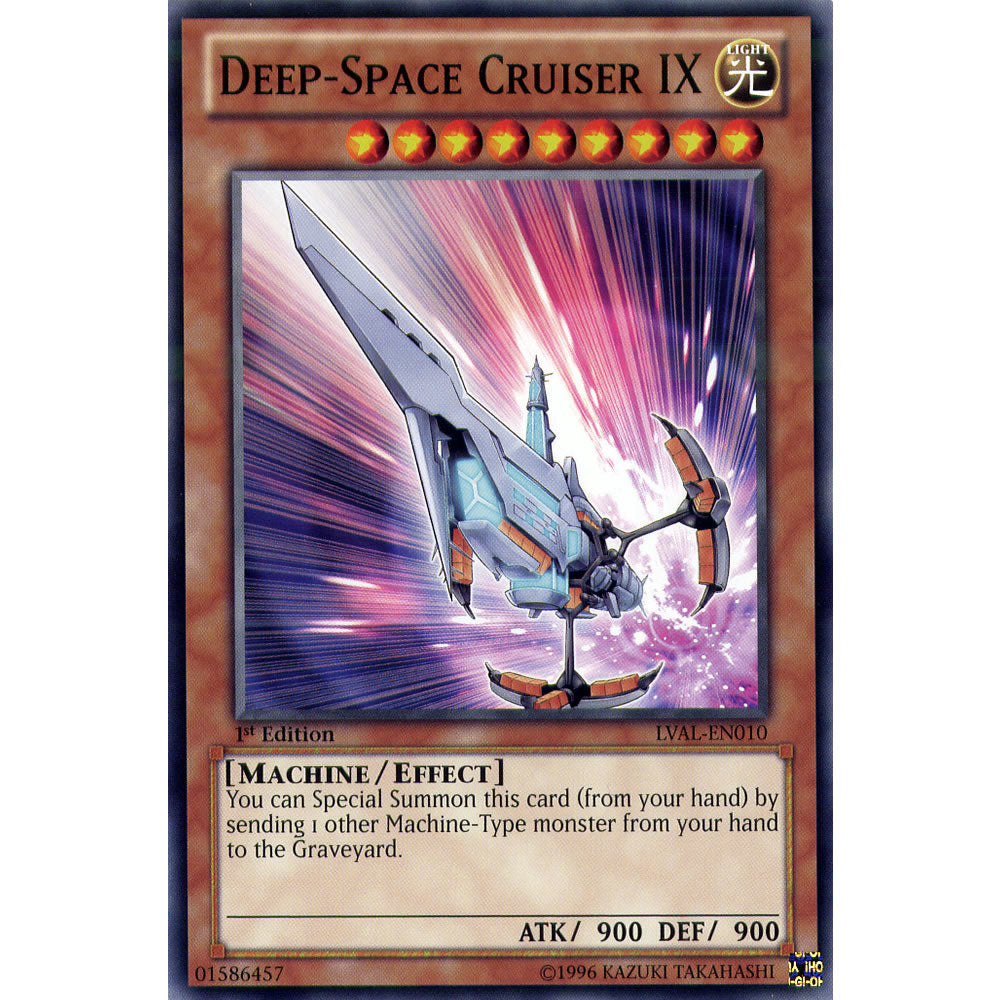 Deep-Space Cruiser IX LVAL-EN010 Yu-Gi-Oh! Card from the Legacy of the Valiant Set