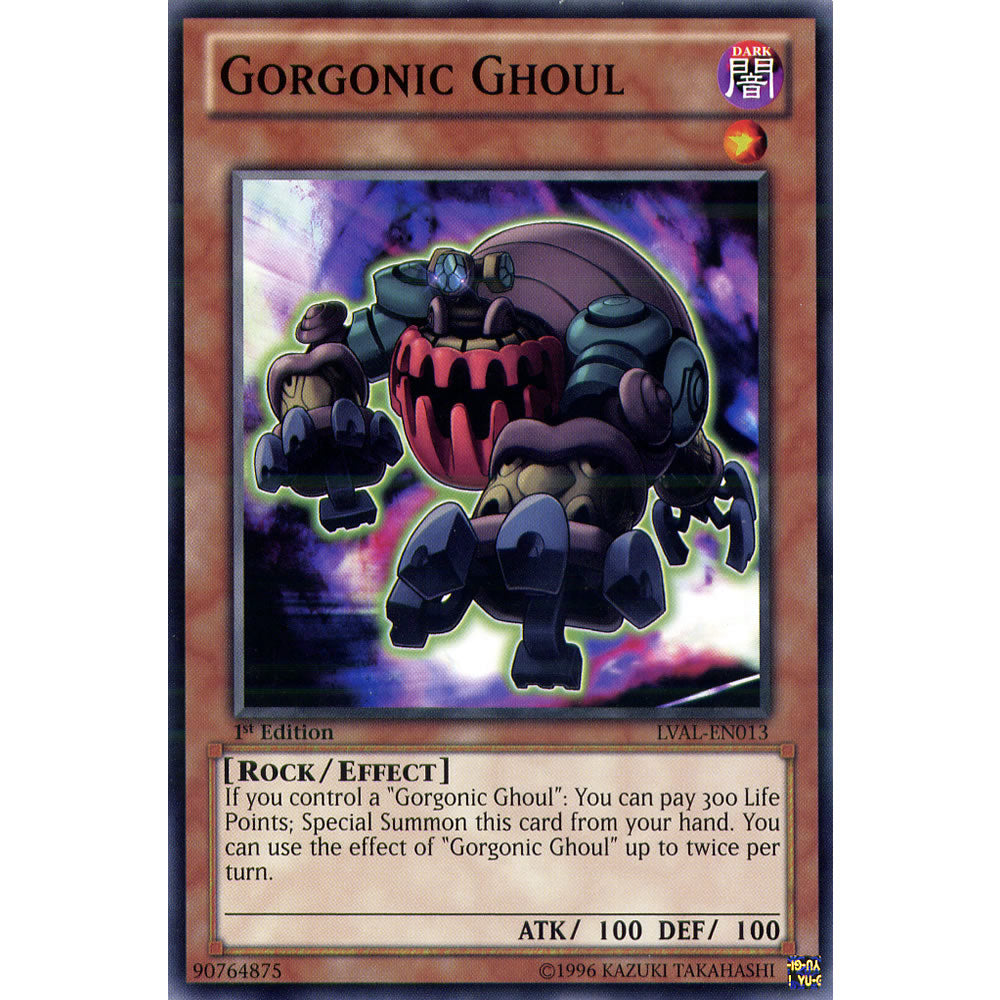 Gorgonic Ghoul LVAL-EN013 Yu-Gi-Oh! Card from the Legacy of the Valiant Set