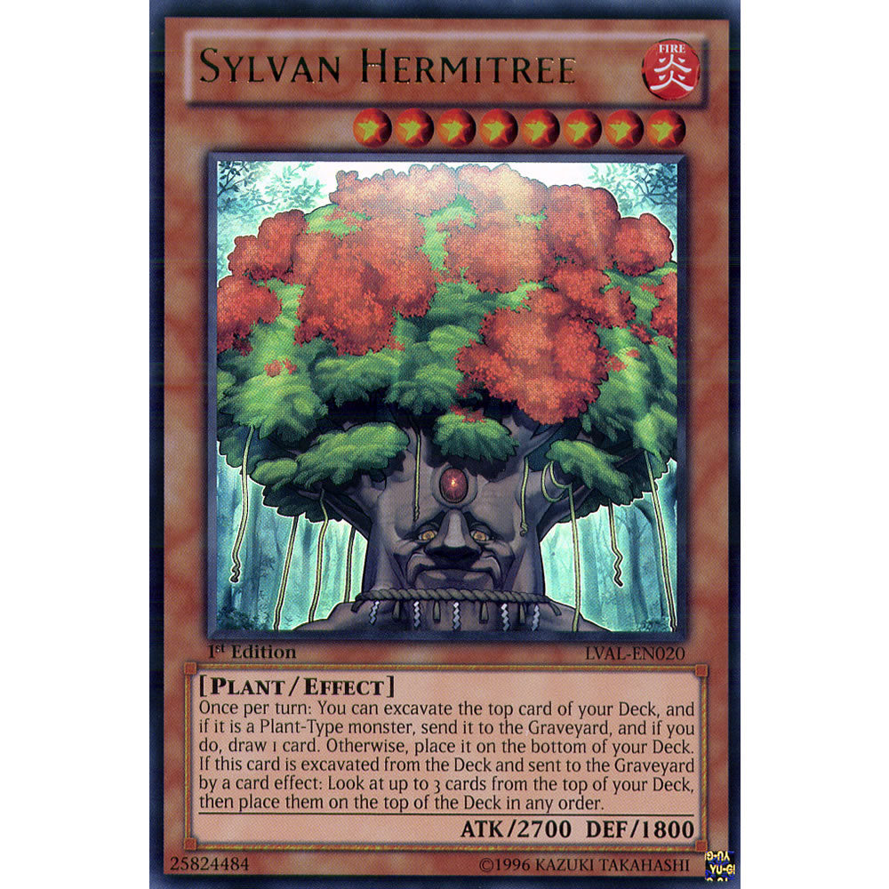 Sylvan Hermitree LVAL-EN020 Yu-Gi-Oh! Card from the Legacy of the Valiant Set