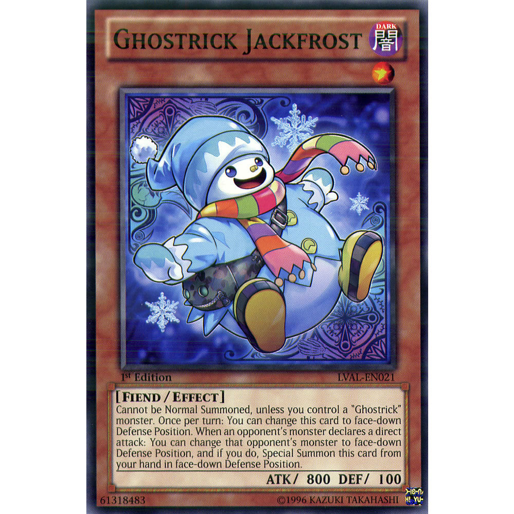 Ghostrick Jackfrost LVAL-EN021 Yu-Gi-Oh! Card from the Legacy of the Valiant Set