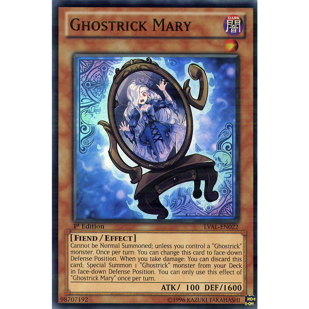 Ghostrick Mary LVAL-EN022 Yu-Gi-Oh! Card from the Legacy of the Valiant Set