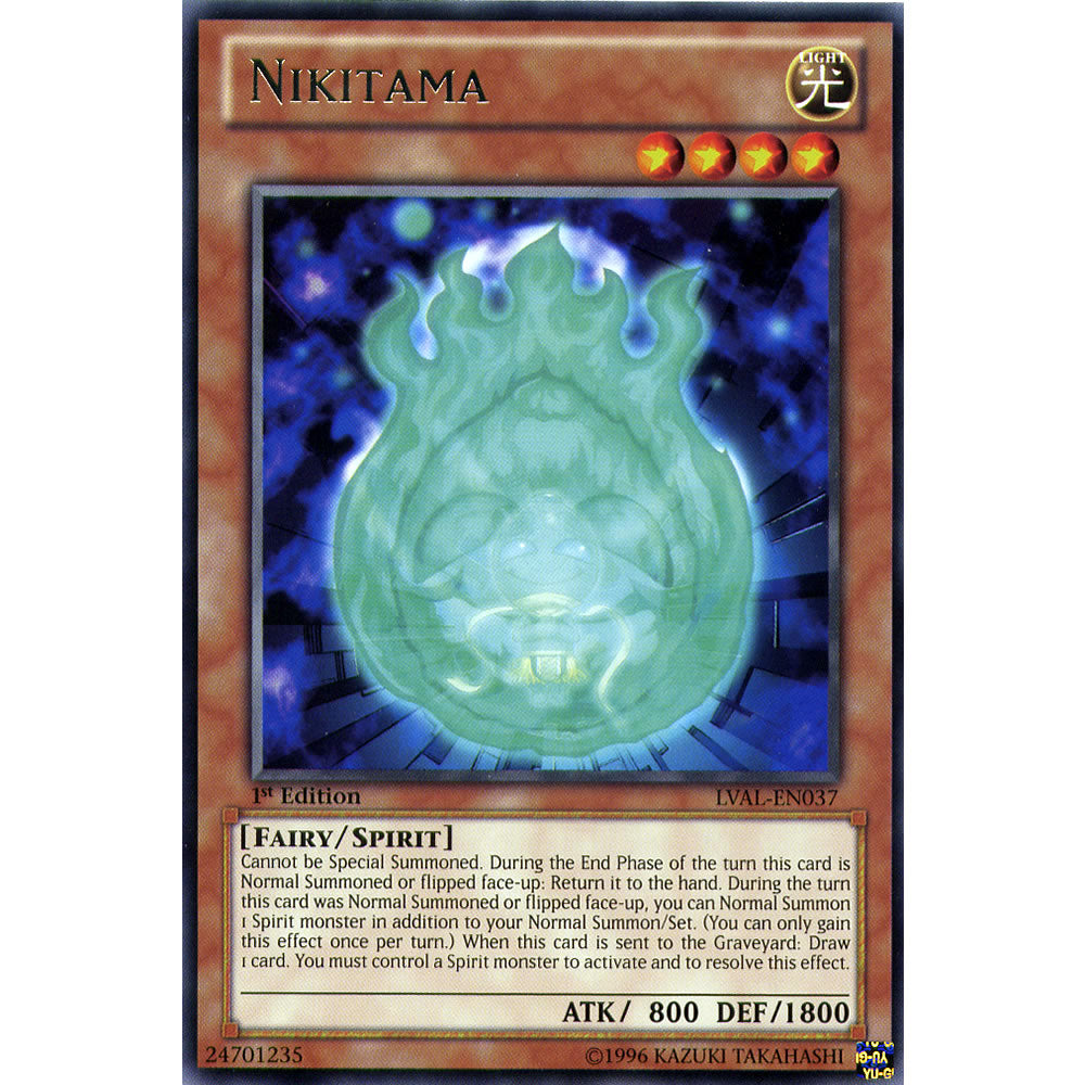 Nikitama LVAL-EN037 Yu-Gi-Oh! Card from the Legacy of the Valiant Set