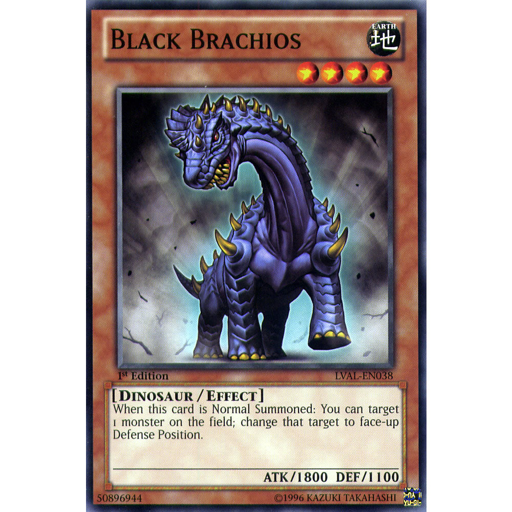 Black Brachios LVAL-EN038 Yu-Gi-Oh! Card from the Legacy of the Valiant Set