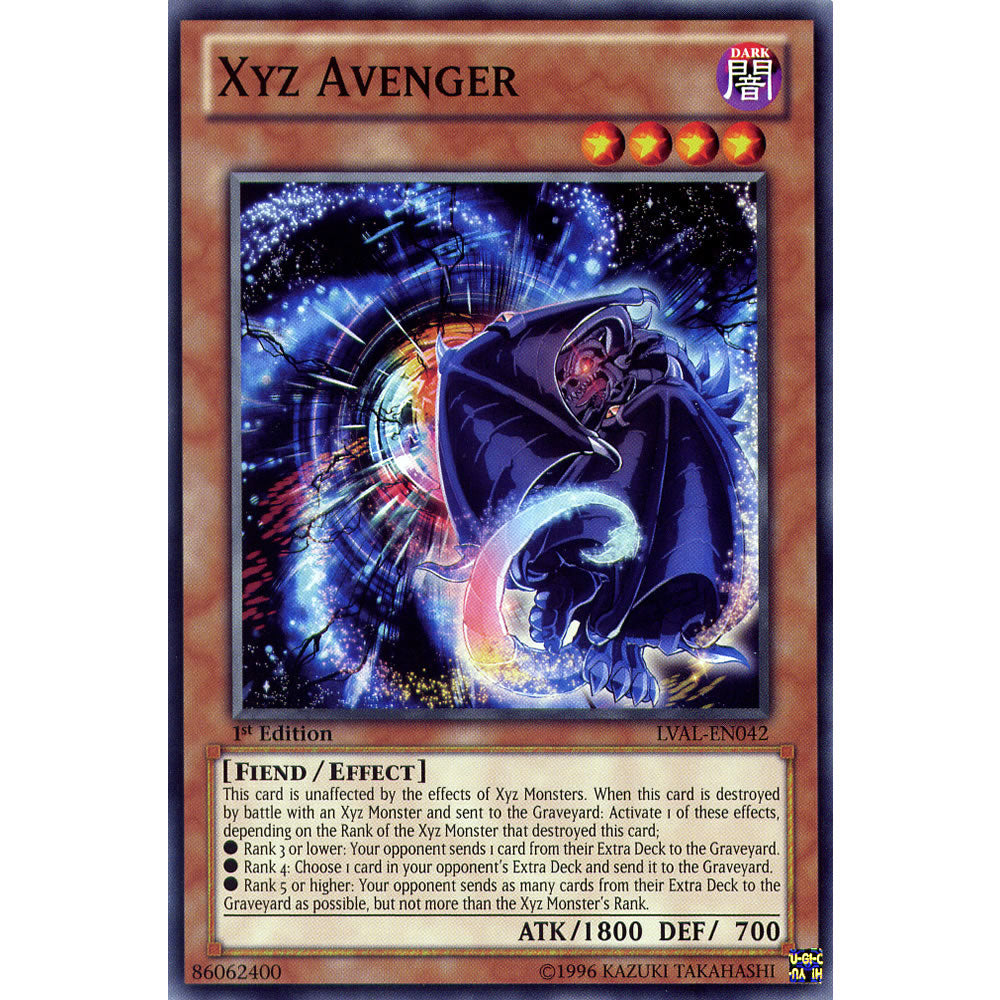 Xyz Avenger LVAL-EN042 Yu-Gi-Oh! Card from the Legacy of the Valiant Set