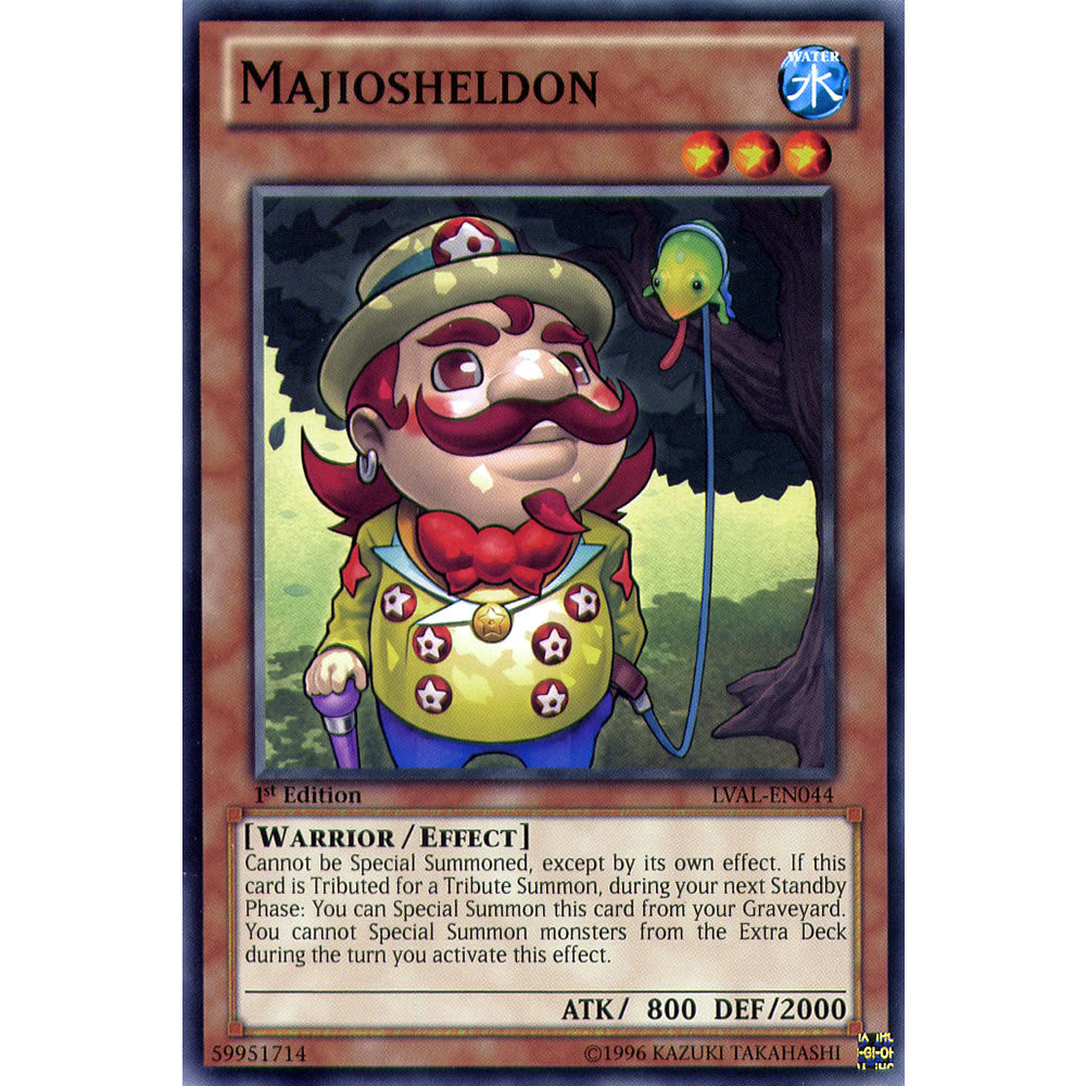 Majiosheldon LVAL-EN044 Yu-Gi-Oh! Card from the Legacy of the Valiant Set