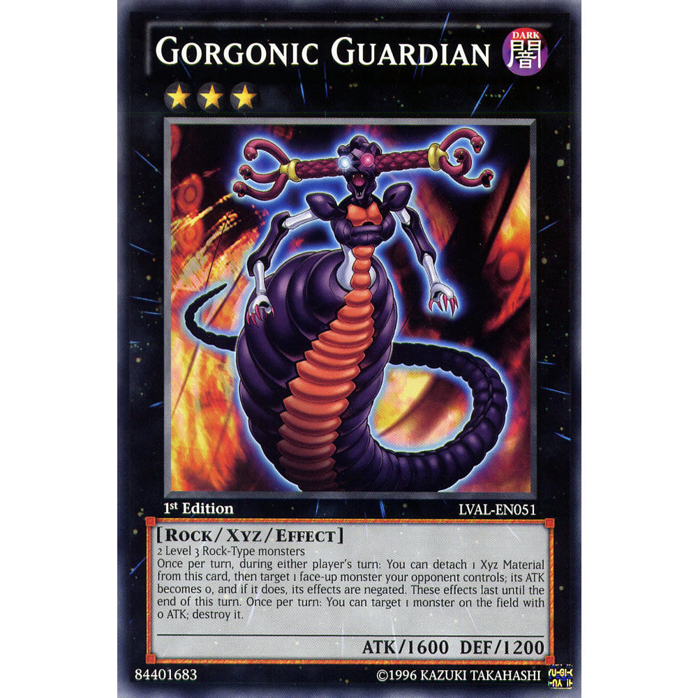 Gorgonic Guardian LVAL-EN051 Yu-Gi-Oh! Card from the Legacy of the Valiant Set